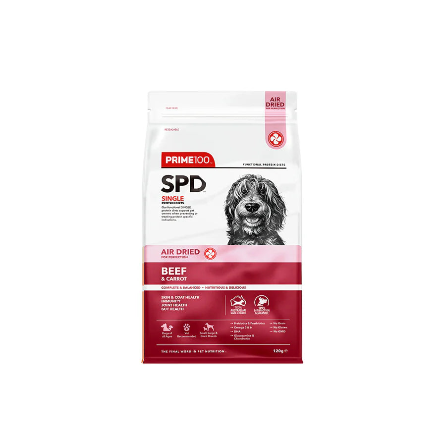 Prime 100 SPD Beef & Carrot Air Dried Dog Dry Food