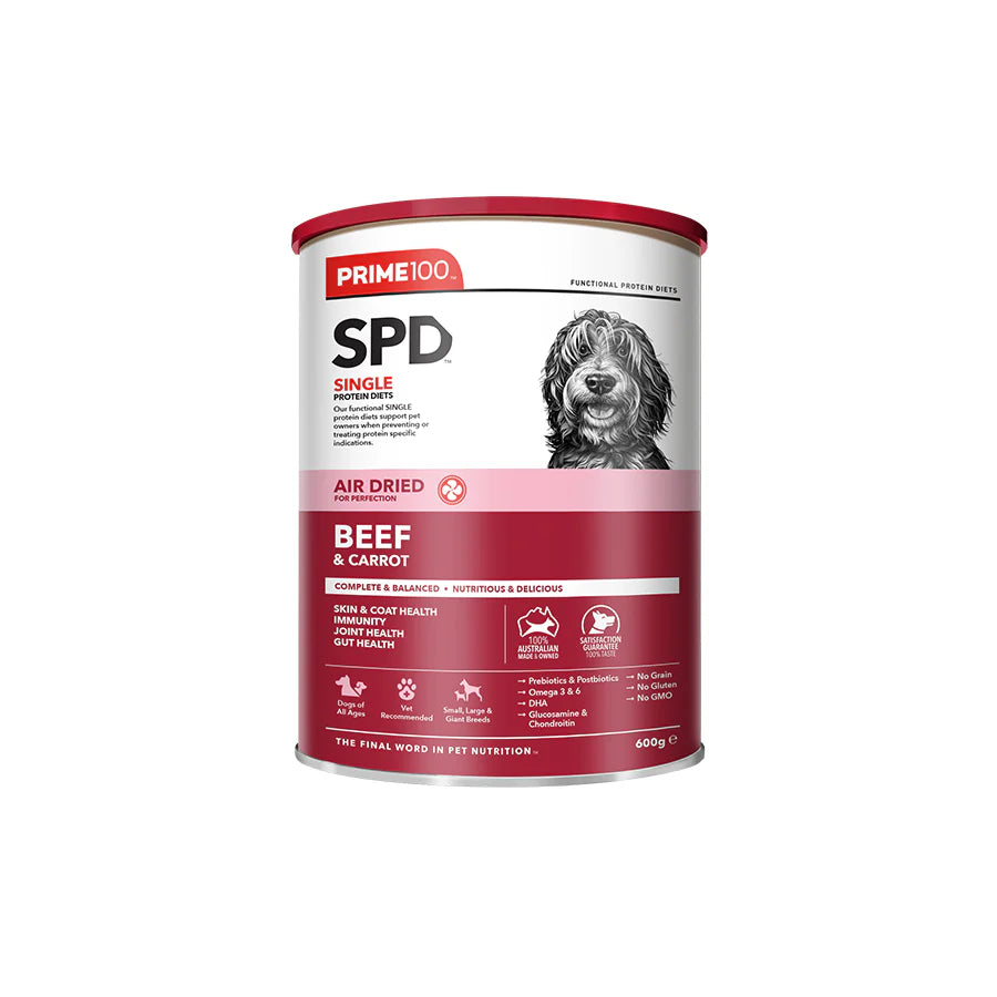 Prime 100 SPD Beef & Carrot Air Dried Dog Dry Food