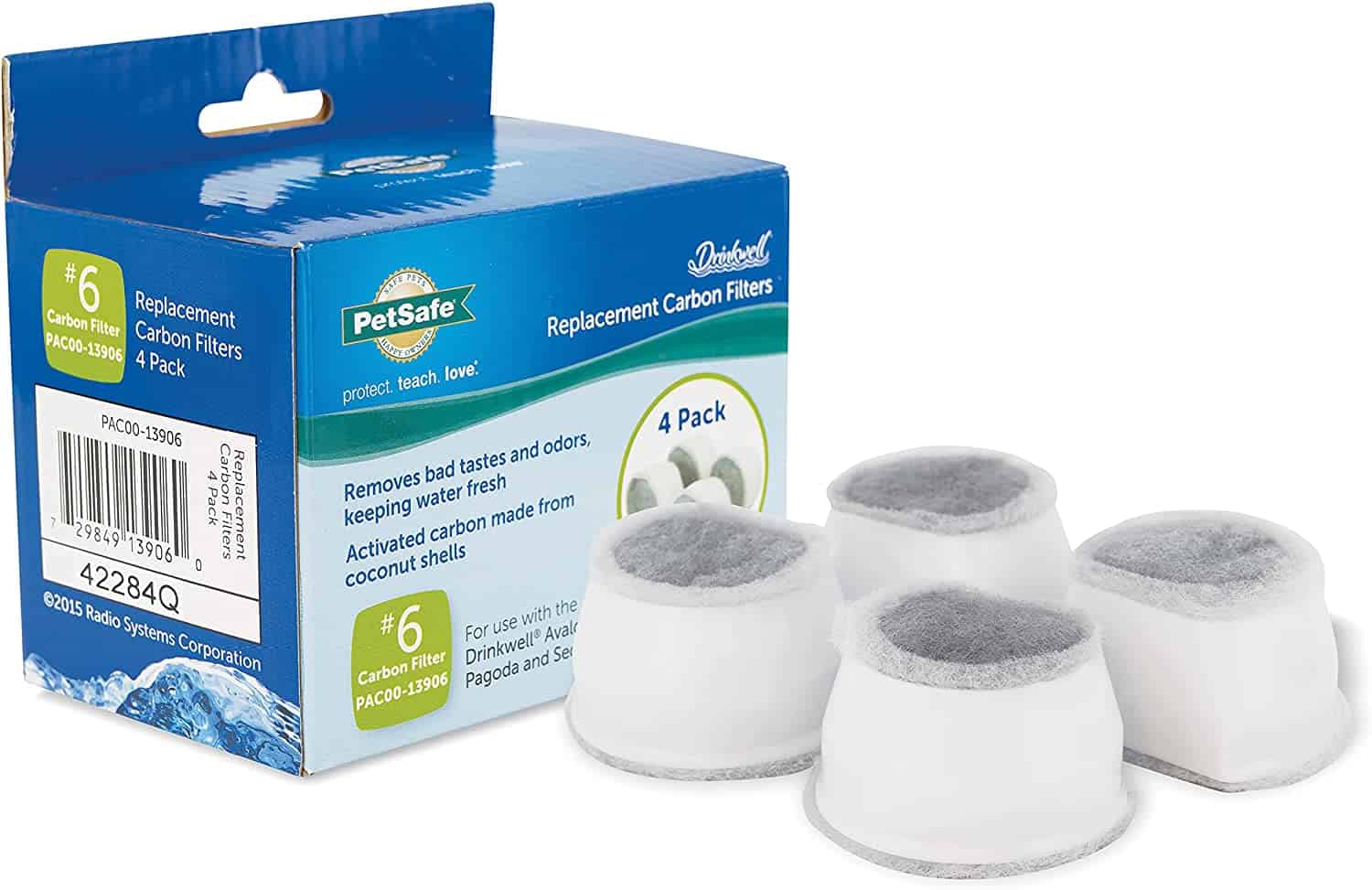 PetSafe Drinkwell Replacement Charcoal Filter (Pack of 4)