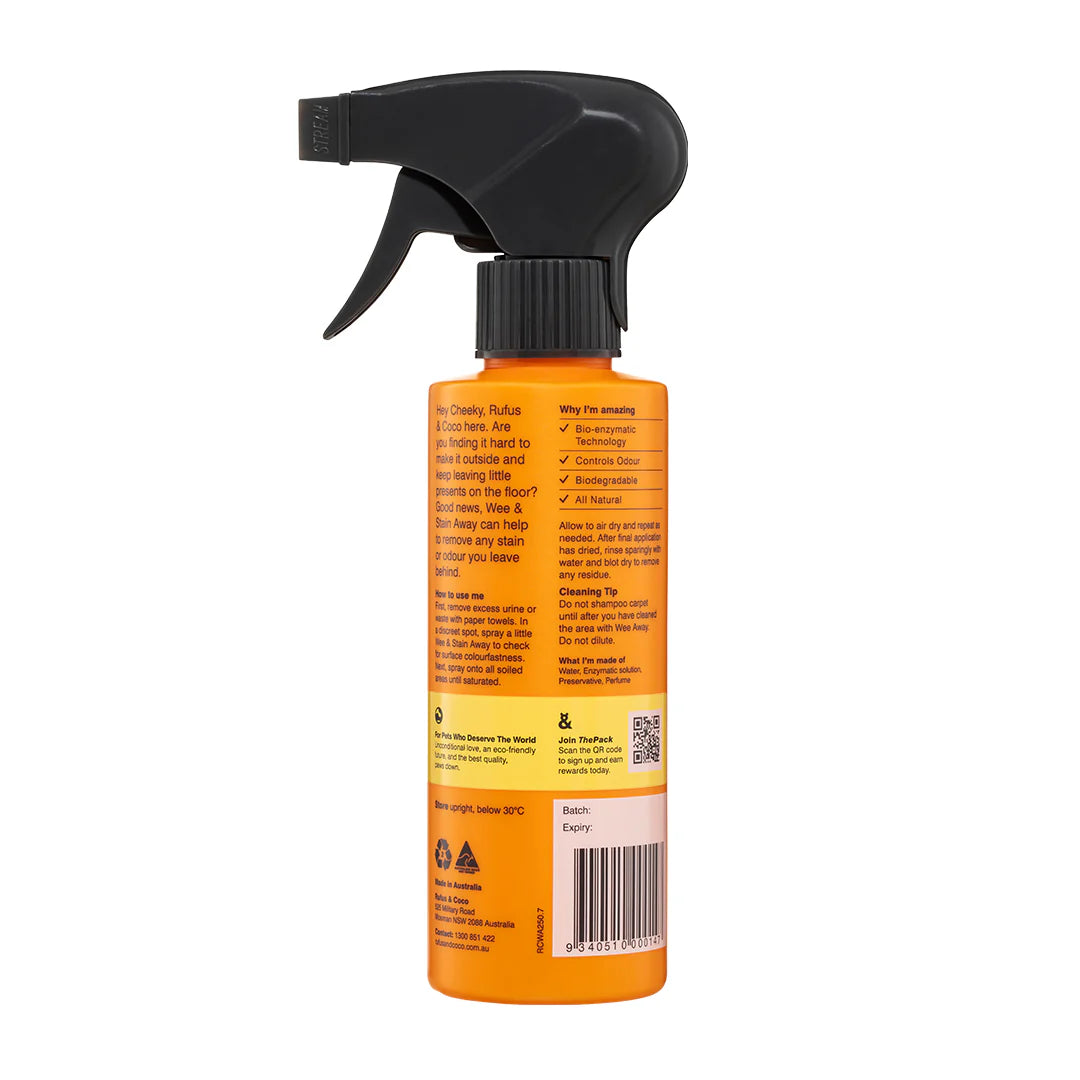 Rufus & Coco Wee & Stain Away Spray 250ml