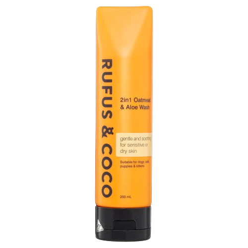 Rufus & Coco 2 In 1 Oatmeal Wash 200ml