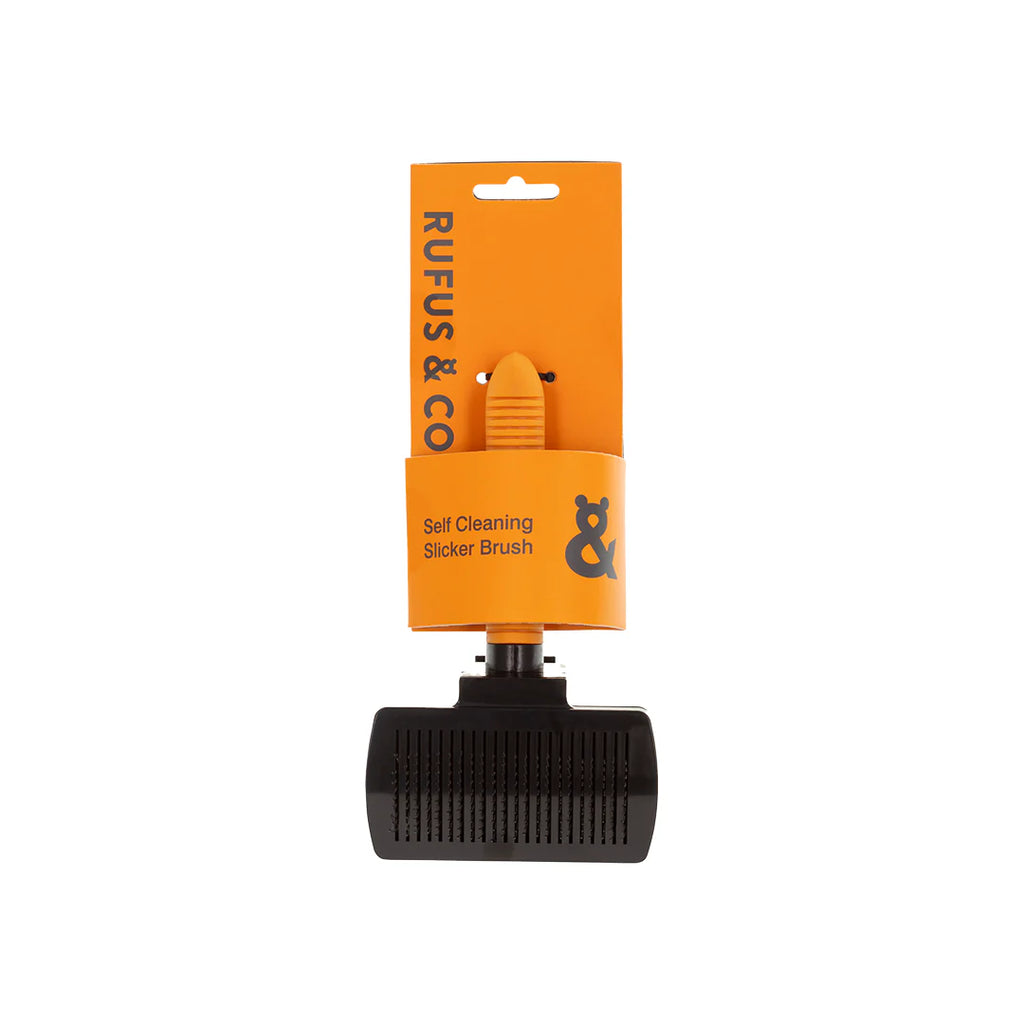 Rufus & Coco Self Cleaning Cat & Dog Slicker Brush