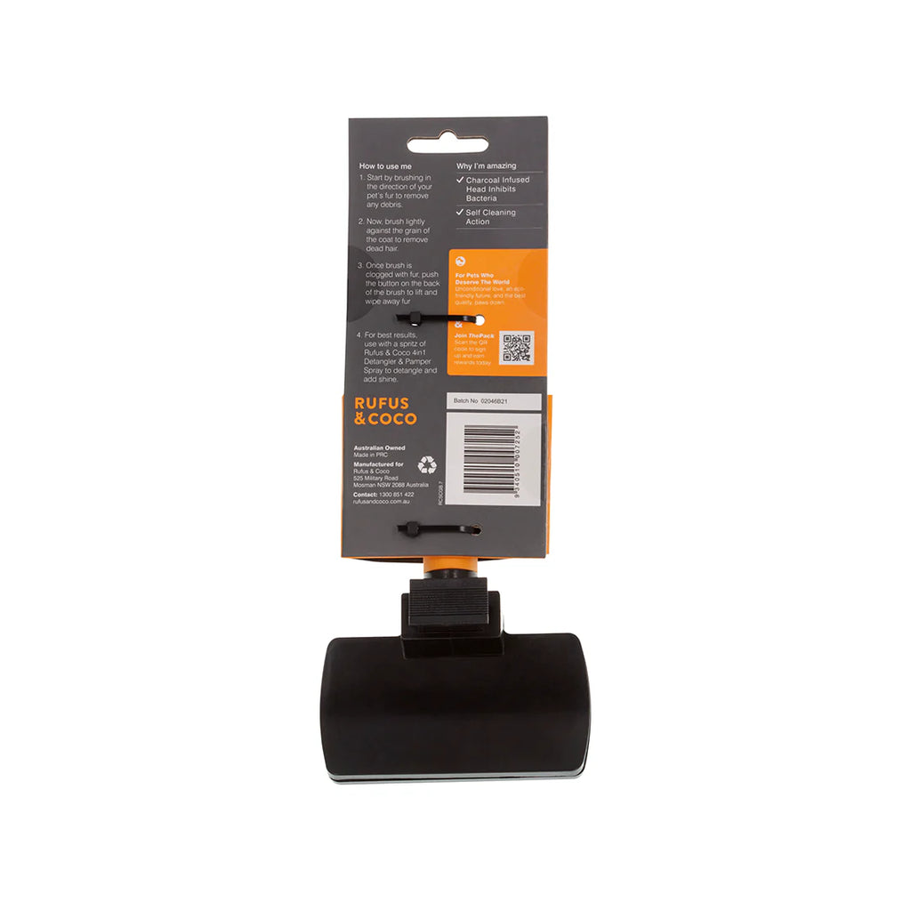 Rufus & Coco Self Cleaning Cat & Dog Slicker Brush