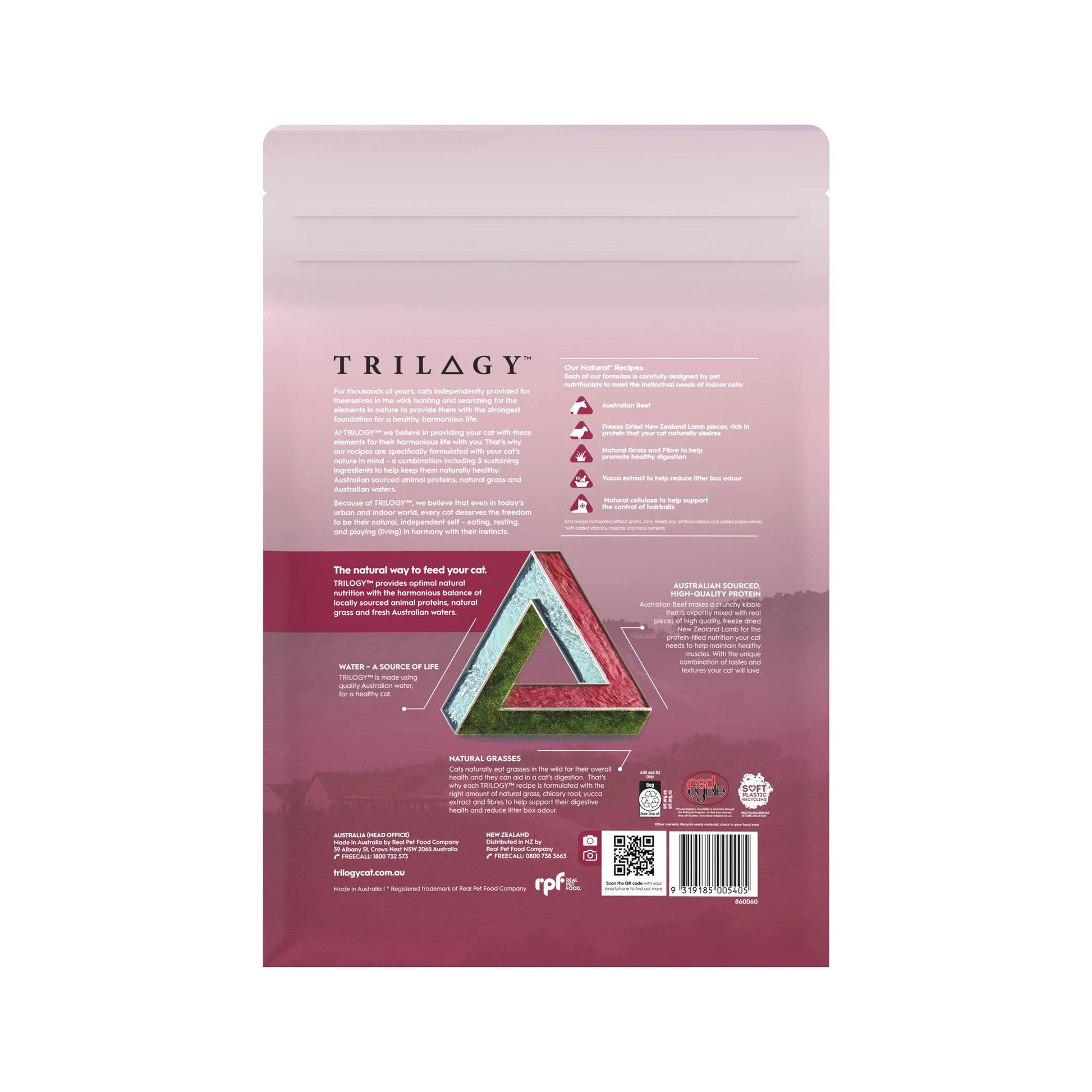 Trilogy Adult Cat Food Beef