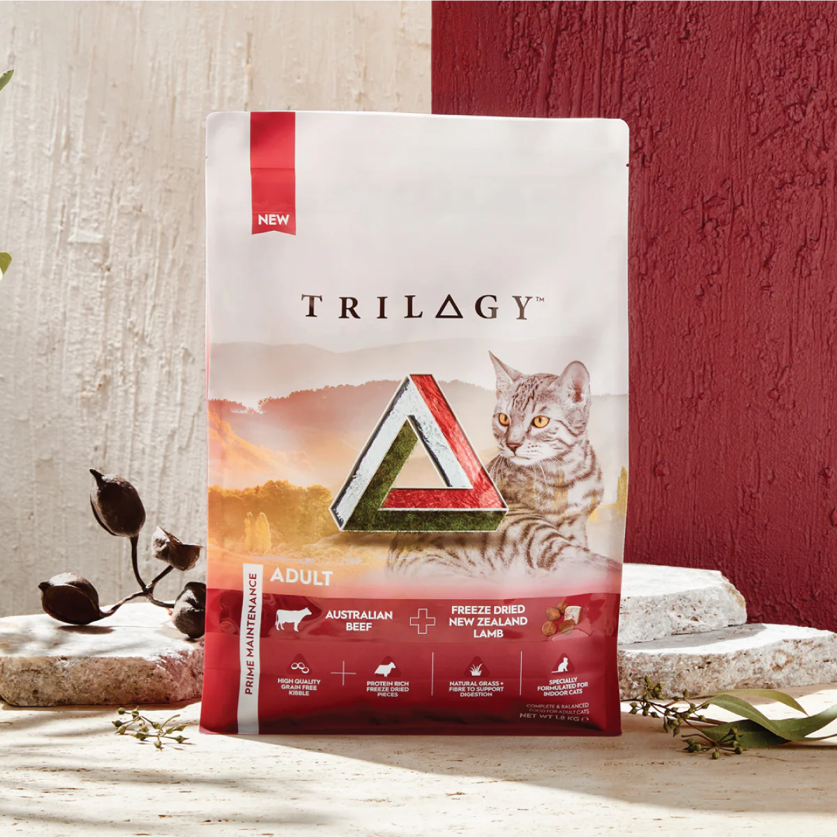 Trilogy Adult Cat Food Beef