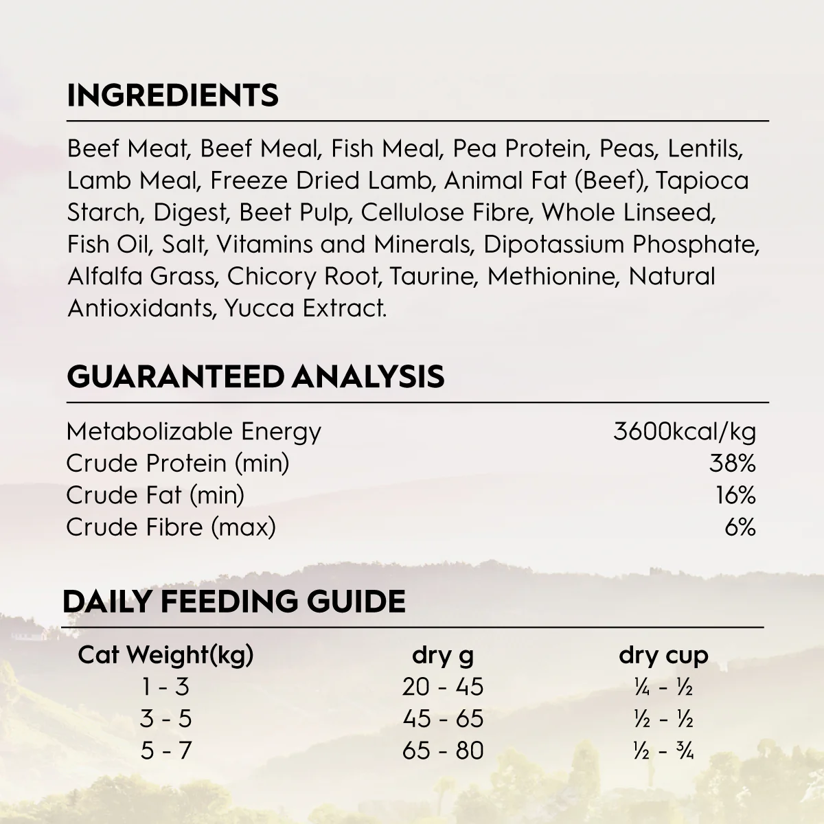 Trilogy Adult Cat Food Beef