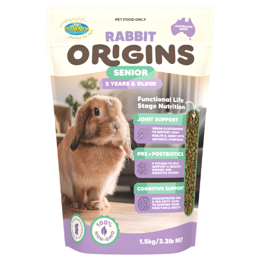 Vetafarm Rabbits Origins Senior 1.5Kg
