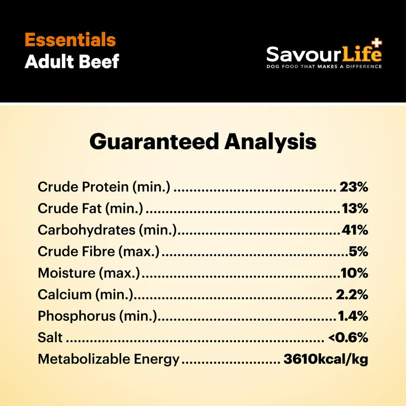 SavourLife Essentials Adult Dog Food Beef