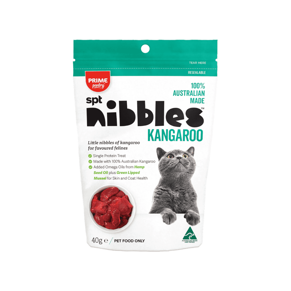 Prime 100 SPT Nibbles Kangaroo Cat Treats 40g