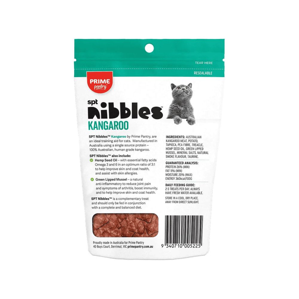 Prime 100 SPT Nibbles Kangaroo Cat Treats 40g