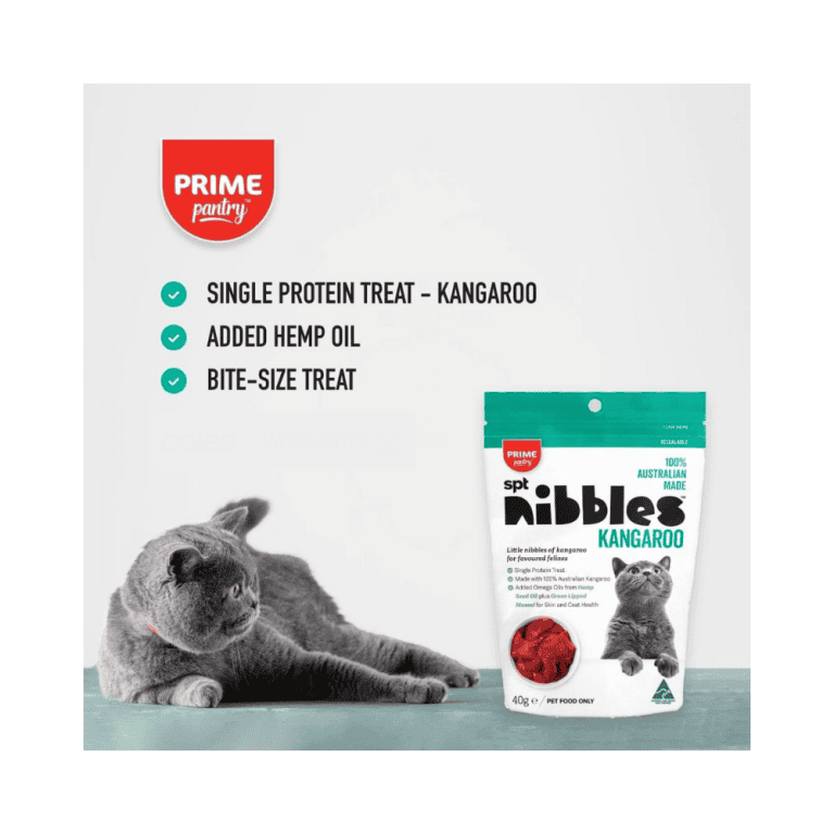 Prime 100 SPT Nibbles Kangaroo Cat Treats 40g
