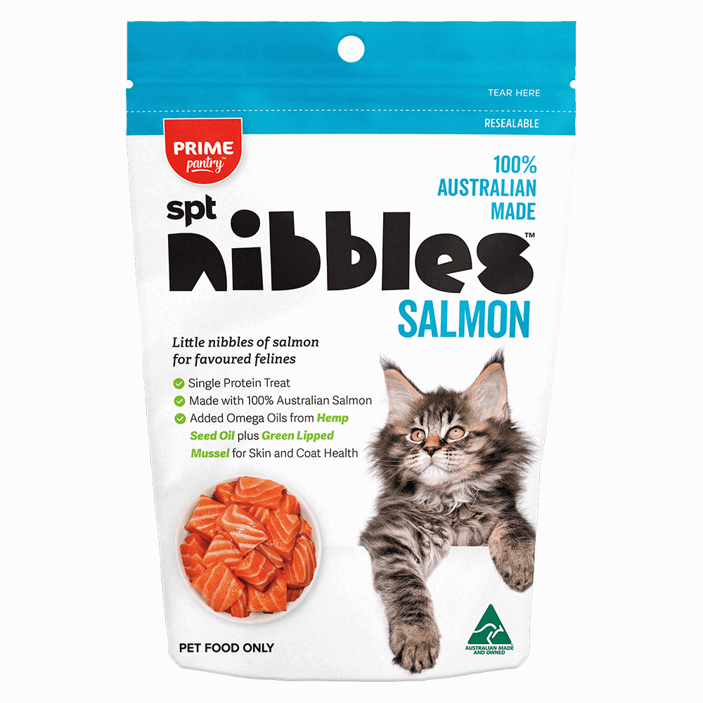 Prime 100 SPT Nibbles Salmon Cat Treats 40g