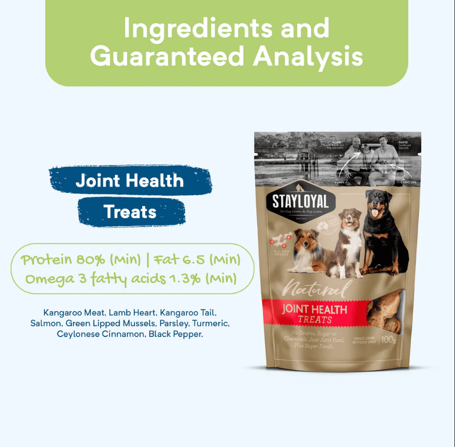 Stay Loyal Natural Joint Health Treats 100g