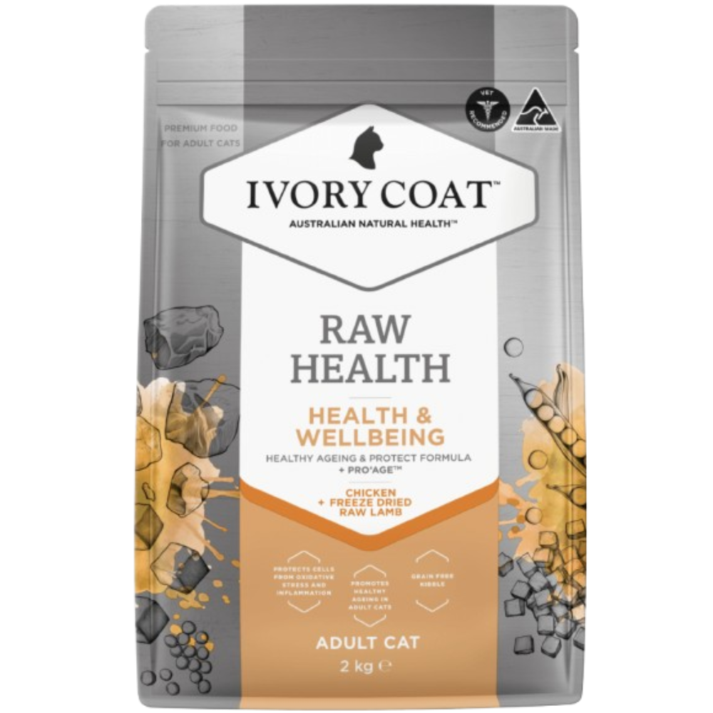 Ivory Coat Raw Health And Vitality Adult Dry Cat Food