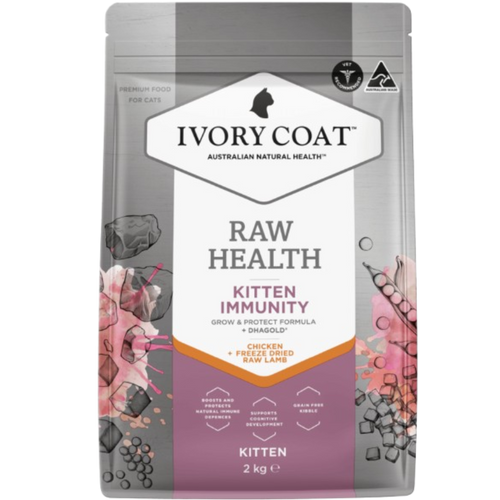 Ivory Coat Raw Health Kitten Immunity Dry Cat Food