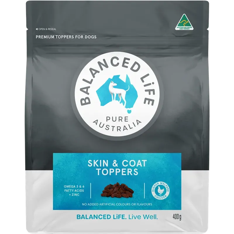 Balanced Life Meaty Toppers Skin & Coat 400G