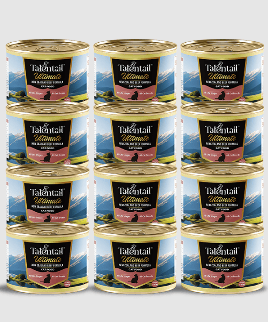 Talentail Ultimate Canned New Zealand Beef Cat Food 12pk