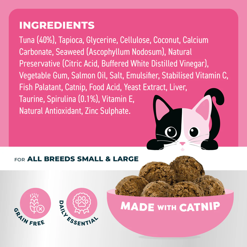 Bell & Bone Cat Dental Bites Tuna Spirulina 80g