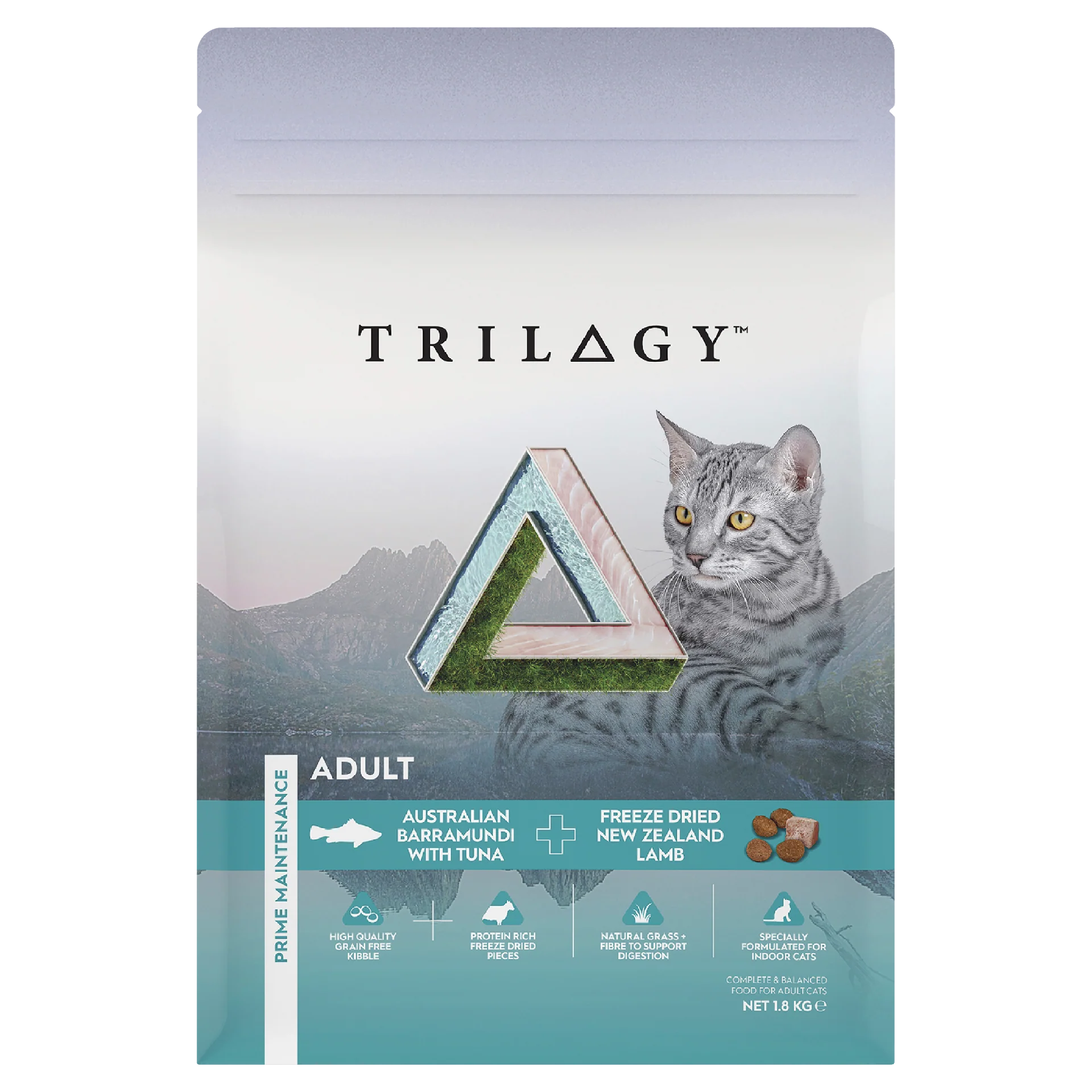 Trilogy Adult Cat Food Barramundi with Pacific Island Tuna