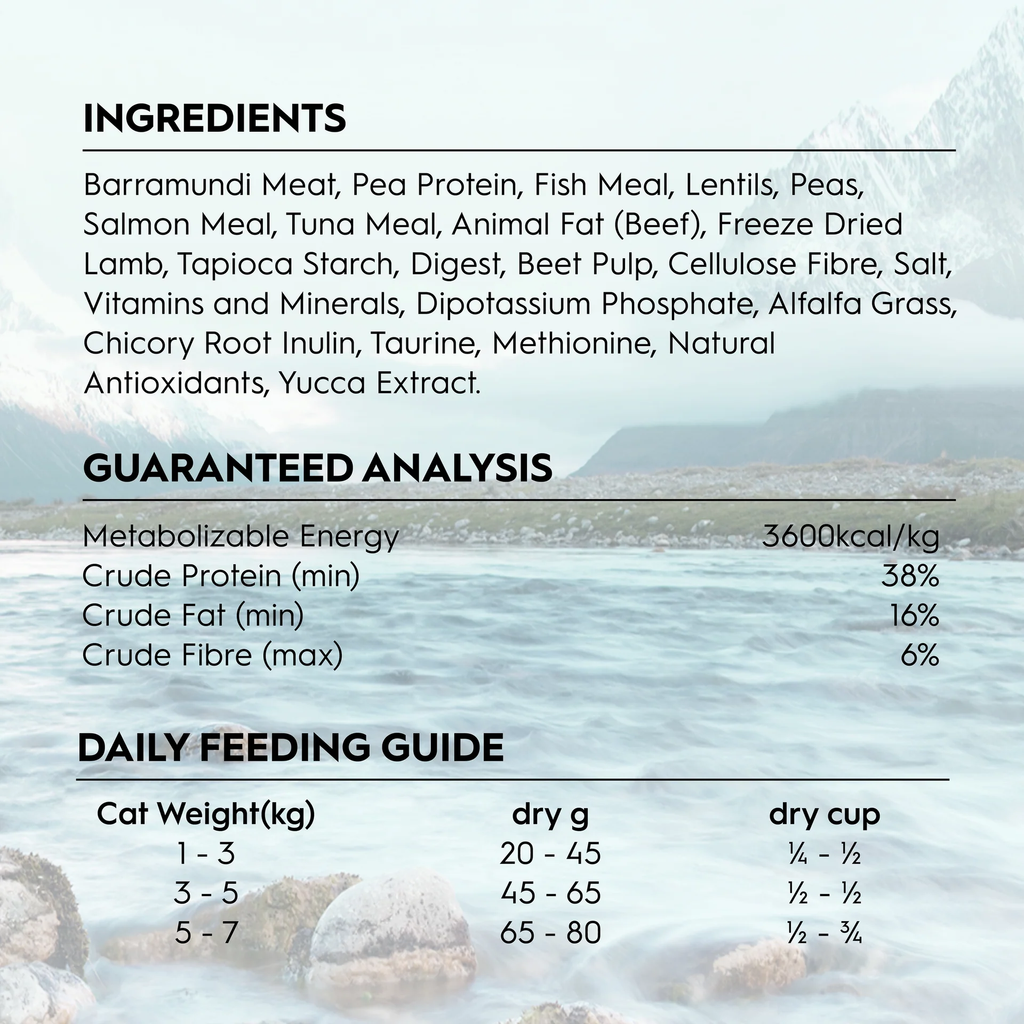 Trilogy Adult Cat Food Barramundi with Pacific Island Tuna