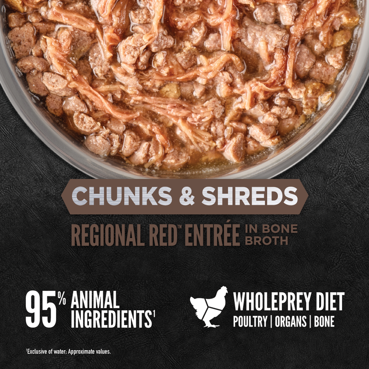 Orijen Chunks and Shreds Regional Red Wet Cat Food 85g X 24