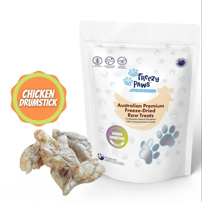 Freezy Paws Freeze Dried Chicken Drumstick Treats 100G