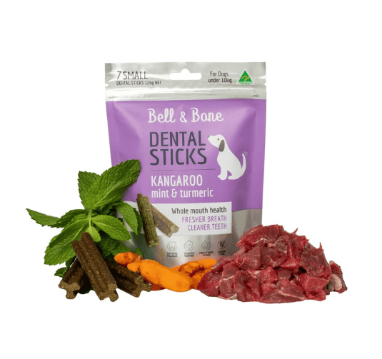 Bell & Bone Dental Stick - Kangaroo Mint & Turmeric