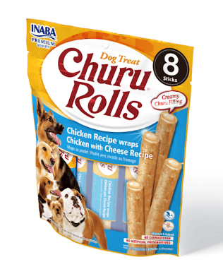 Inaba Churu Chicken and Cheese Wraps 8pk 96g