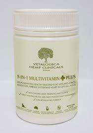 Vetalogica Hemp Clinicals 5-IN-1 Multivitamin Plus Supplements for Cats 100g