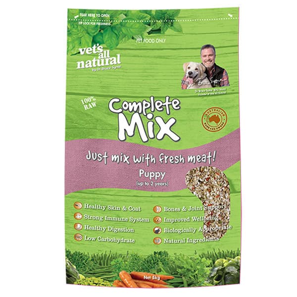 Vets All Natural Complete Mix Puppy Dog Food