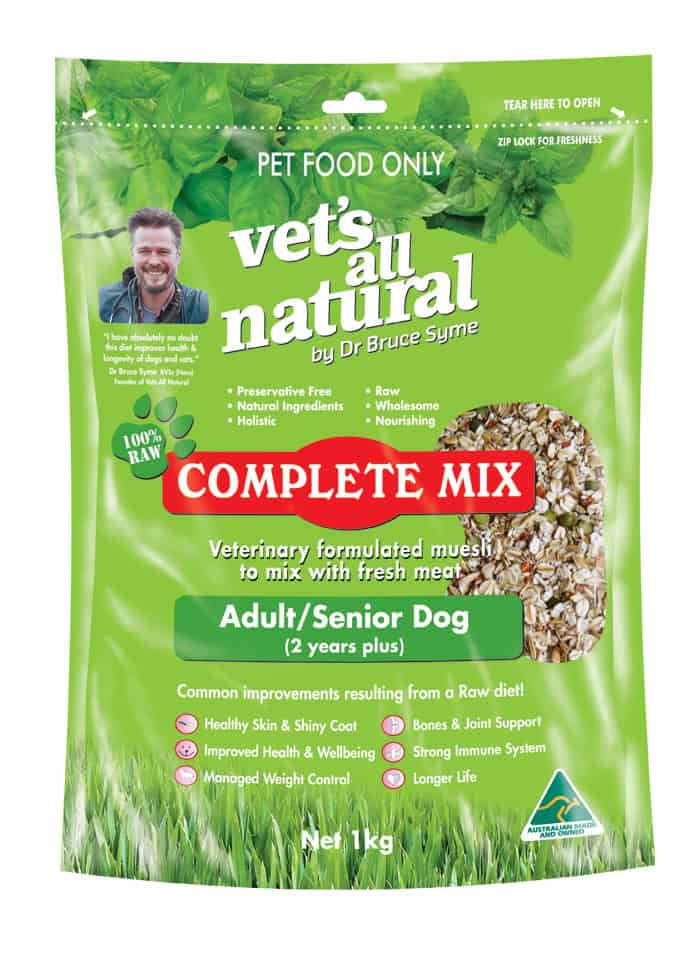 Vets All Natural Complete Mix Adult and Senior Dog Food
