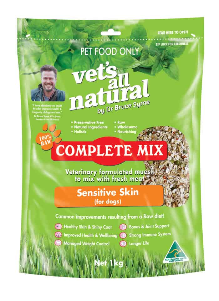 Vets All Natural Complete Mix Sensitive Skin Dog Food