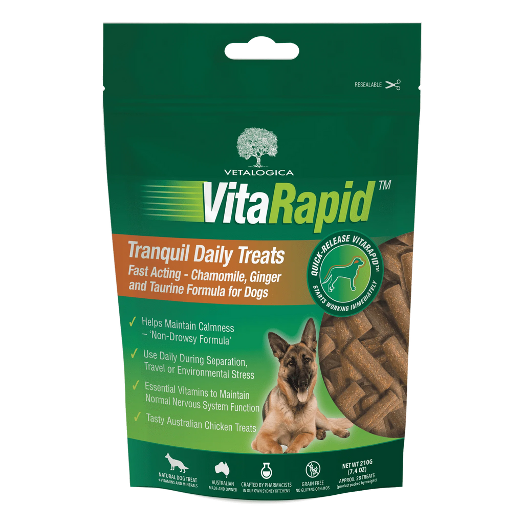 VitaRapid Tranquil Daily Treats For Dogs 210g