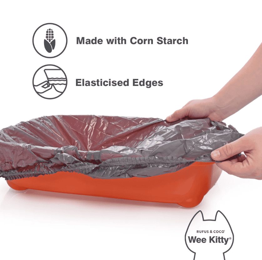 Wee Kitty Bio Elasticised Litter Tray Liners