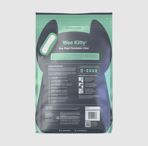 Wee Kitty Eco Plant Natural Clumping Tofu Wheat Litter
