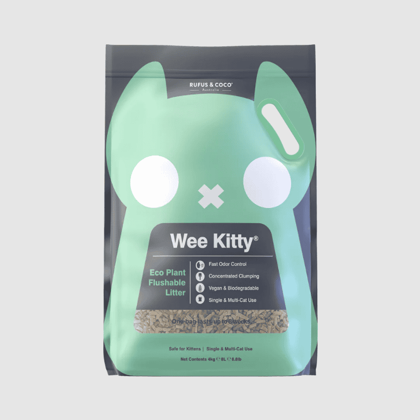 Wee Kitty Eco Plant Natural Clumping Tofu Wheat Litter