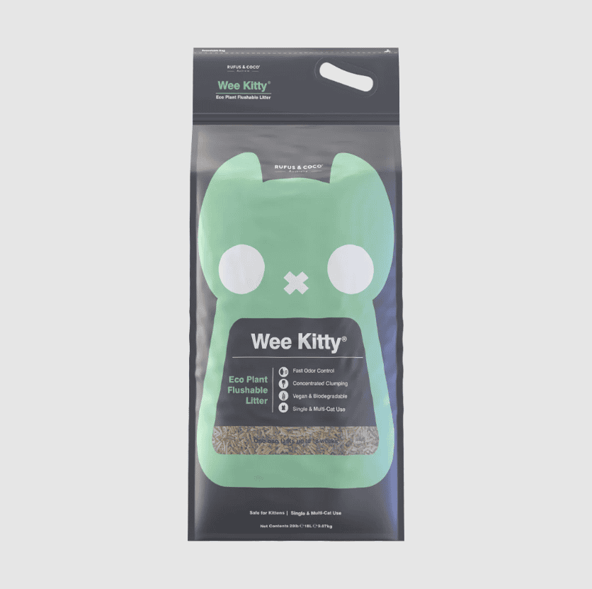 Wee Kitty Eco Plant Natural Clumping Tofu Wheat Litter