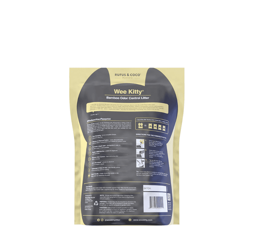 Wee Kitty Bamboo Odor Control Litter