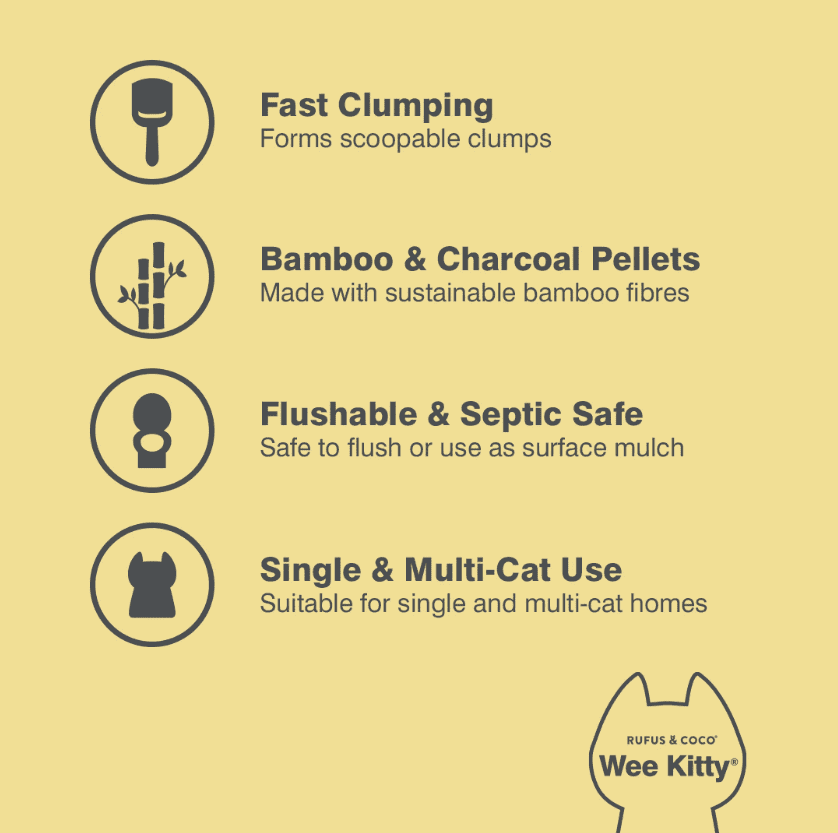 Wee Kitty Bamboo Odor Control Litter
