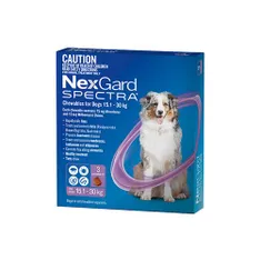 NexGard Spectra Dog Large 15.1-30kg Purple
