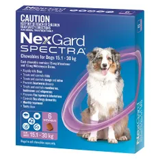 NexGard Spectra Dog Large 15.1-30kg Purple