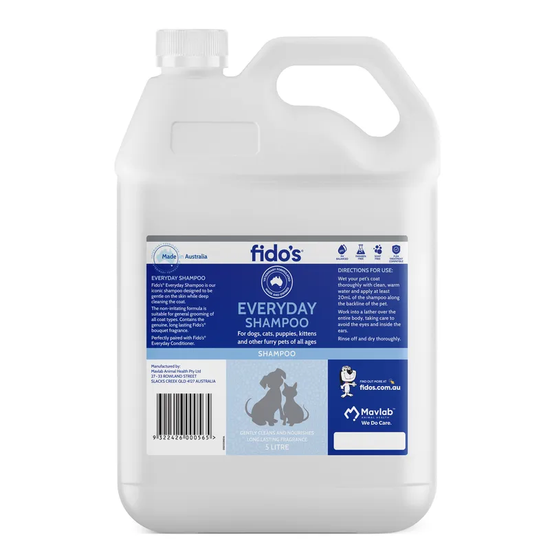 Fido's Everyday Shampoo For Dogs and Cats