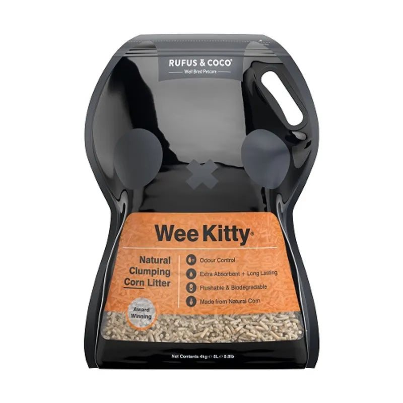 Wee Kitty Natural Clumping Corn Litter