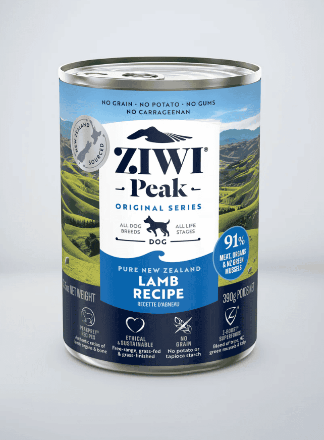 Ziwi Peak Dog Can Lamb 390gm x 12