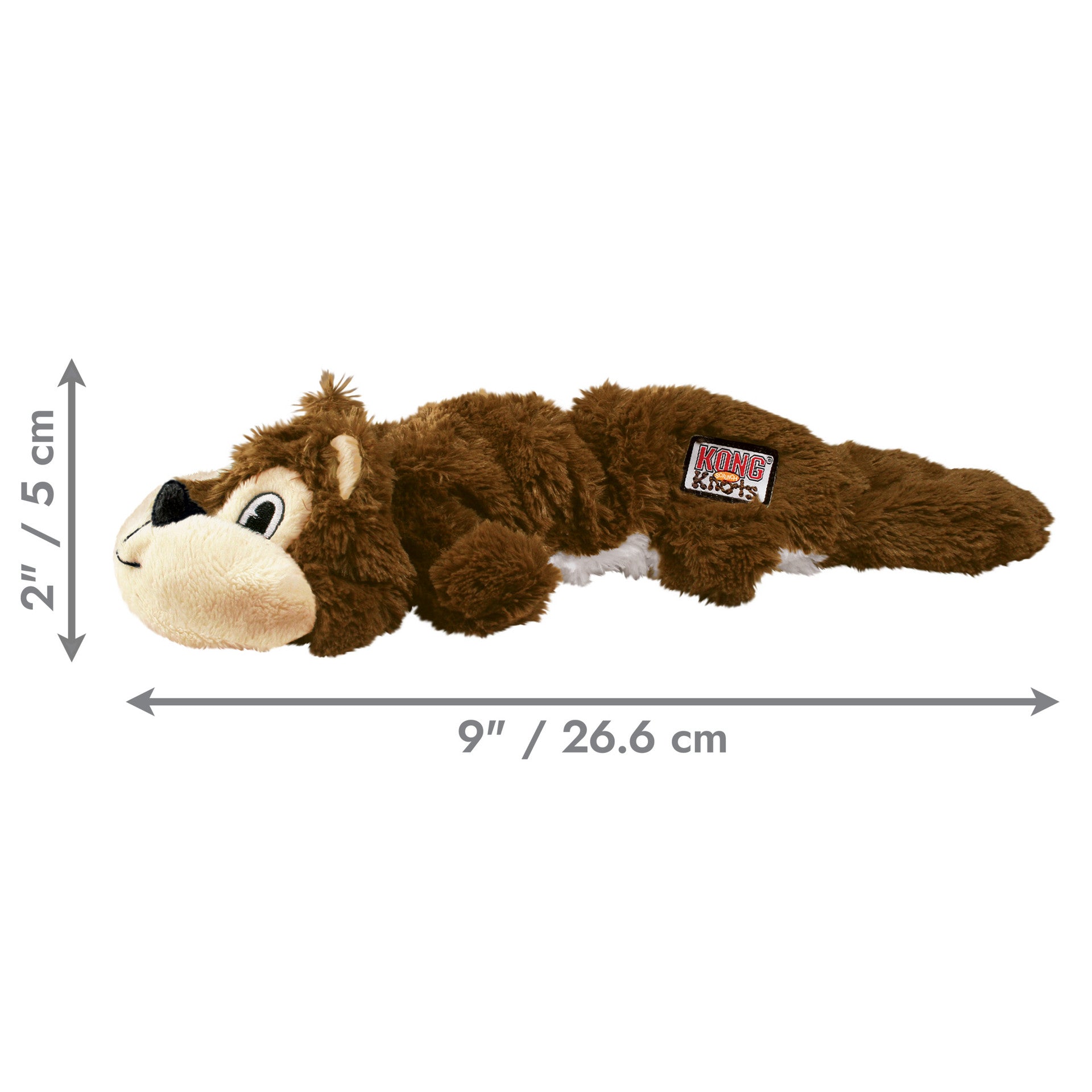 Kong Scrunch Knots Squirrel Dog Toys