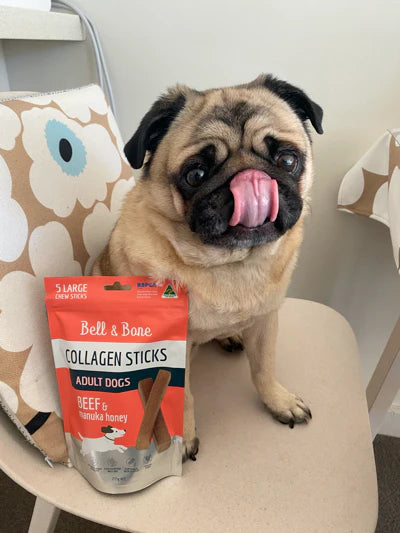Bell & Bone Collagen Chew Sticks - Beef & Manuka Honey