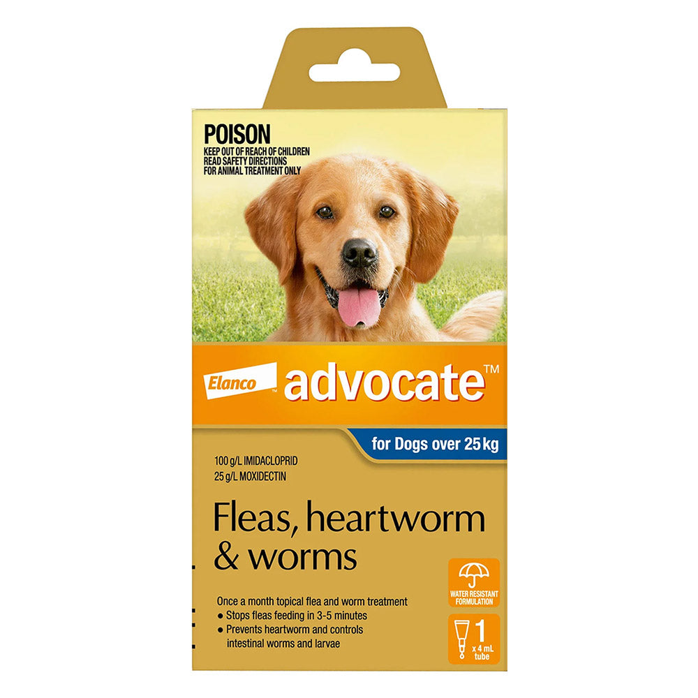 Advocate For Extra Large Dogs Fleas, Heartworm & Worm (Blue)