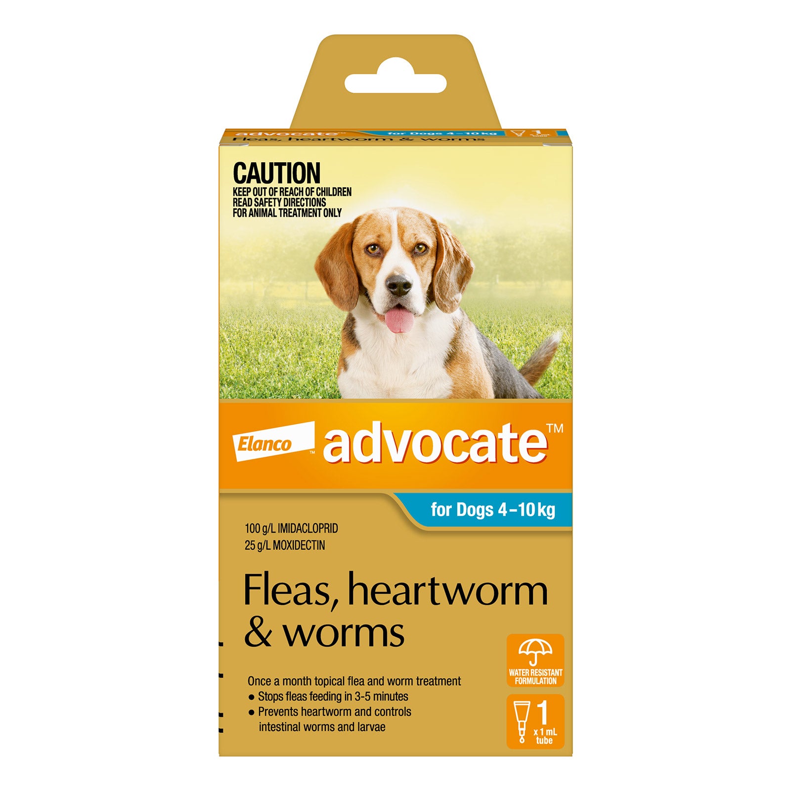 Advocate For Medium Dogs Fleas, Heartworm & Worm (Teal)