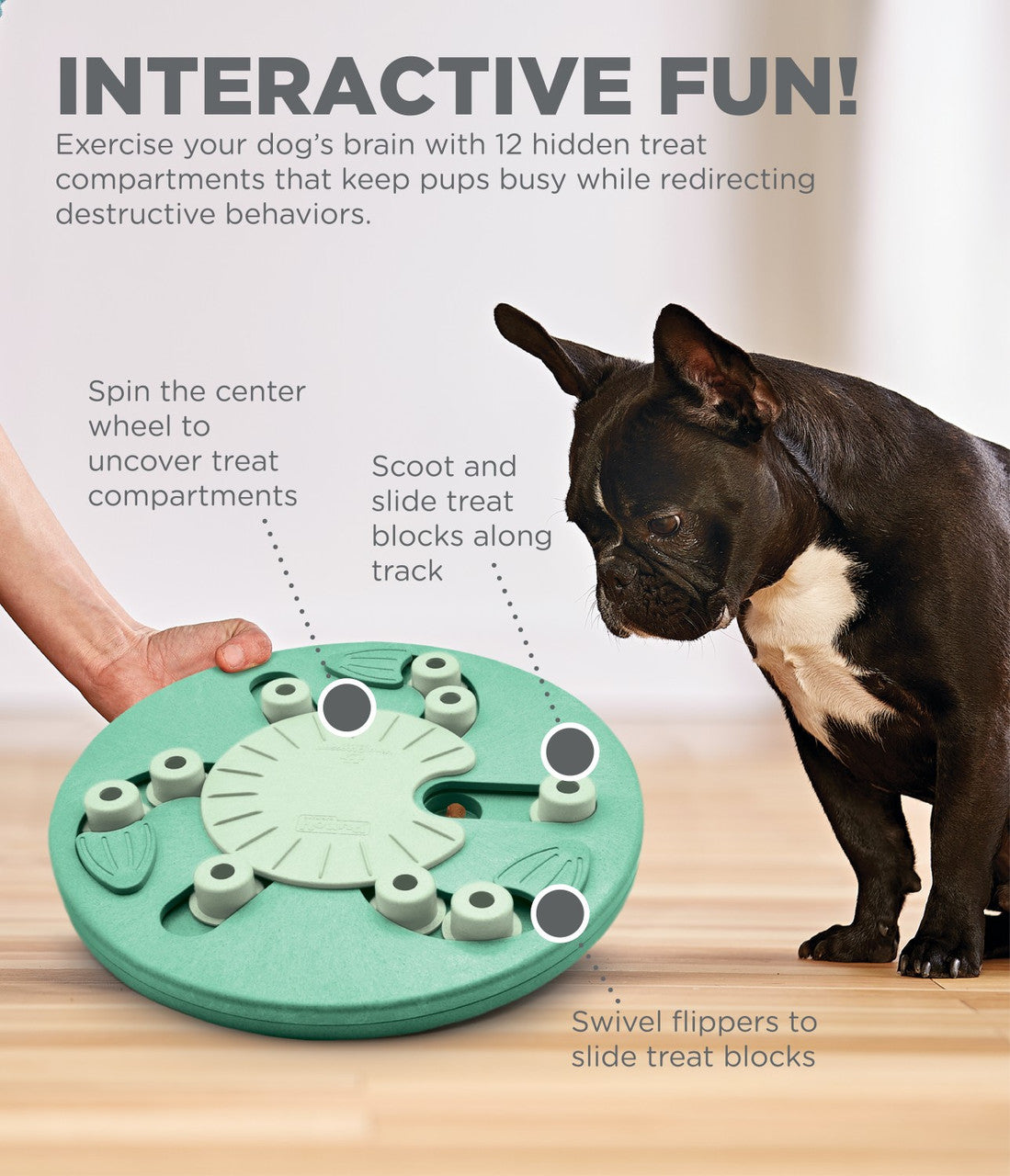 Nina Ottosson Dog Worker Interactive Treat Puzzle Dog Toy