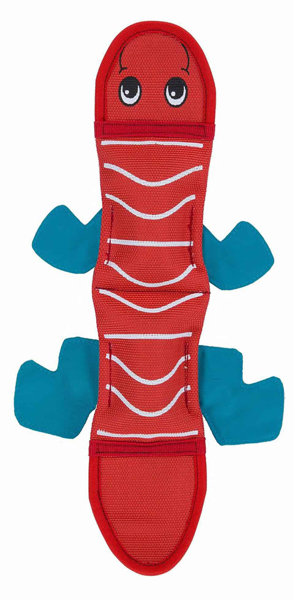 Outward Hound Dog Fire Biterz Lizard Squeaky Dog Toy - 2 Squeak